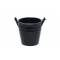 Bucket Black Mini Emmer D8.5xh8.5cm 25cl  