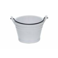 Bucket White Mini Emmer D7.8xh5.5cm 15cl  