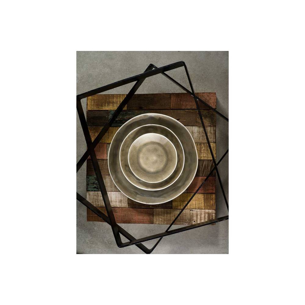 Cosy & Trendy Platte borden Spirit Olive Bord Ovaal 19.5x16.5cm