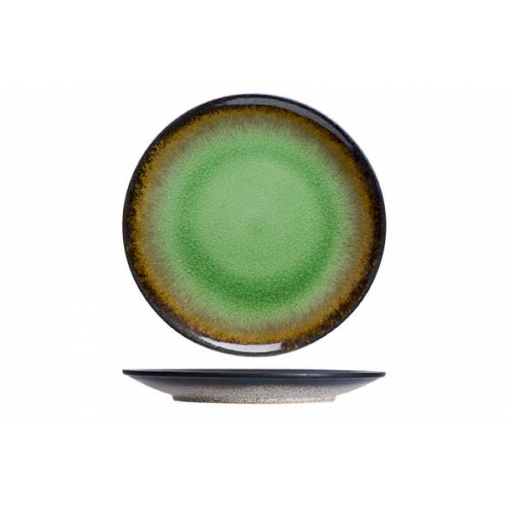 Cosy & Trendy Platte borden Fervido Green Plat Bord D26,5cm