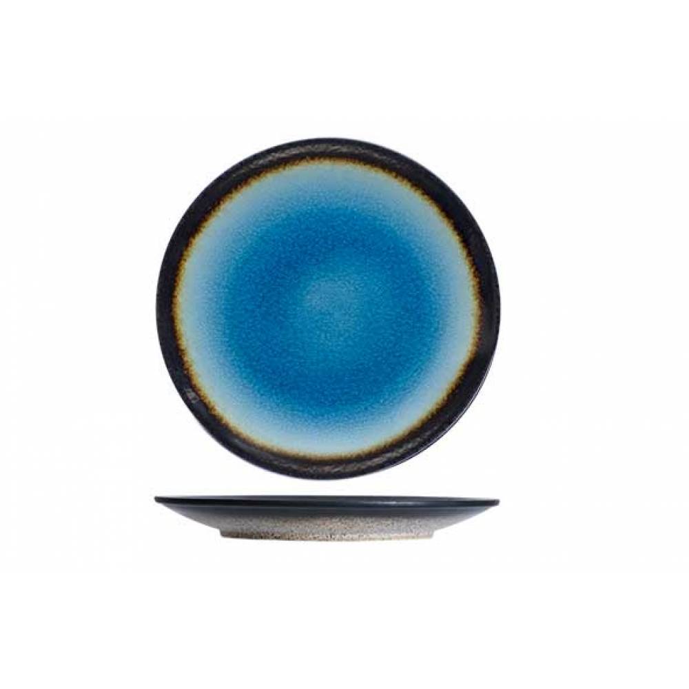 Cosy & Trendy Platte borden Fervido Blue Plat Bord D26,5cm