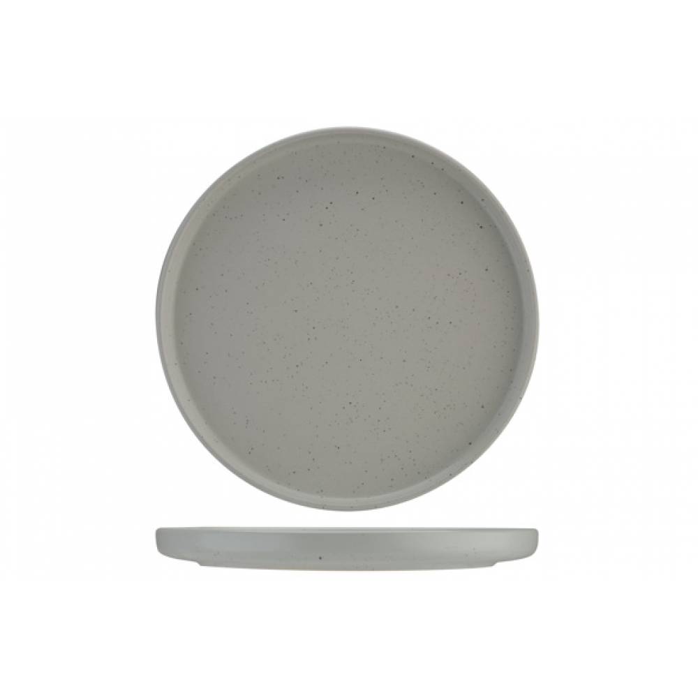 Cosy & Trendy Platte borden Punto Grey Plat Bord D25,7cm