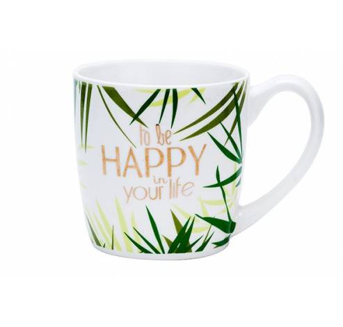 TO BE HAPPY BEKER 31CL D8,4XH8,6CM  Cosy & Trendy