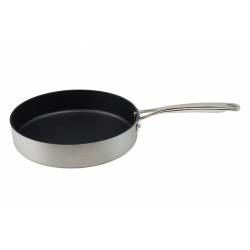 Cosy & Trendy Technopro Alu Braadpan Grijs-zwart D24cm Rechterand-allevuren-steel Rstvrij Staa 