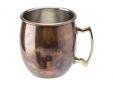 Moscow Mug Drinkbeker Antiek Koper Look 8,5x10cm 45cl
