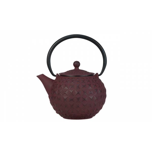 Cosy & Trendy Sakai Theepot Rood 1l Gietijzer Incl. Filter