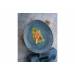 Cosy & Trendy Aicha Blue Kommetje 15x12,5xh7-8,5cm Ovaal