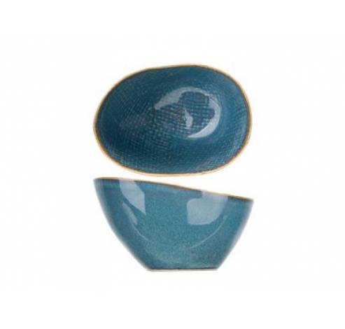 Aicha Blue Kommetje 10x7xh4.5-5,7cm Ovaal  Cosy & Trendy