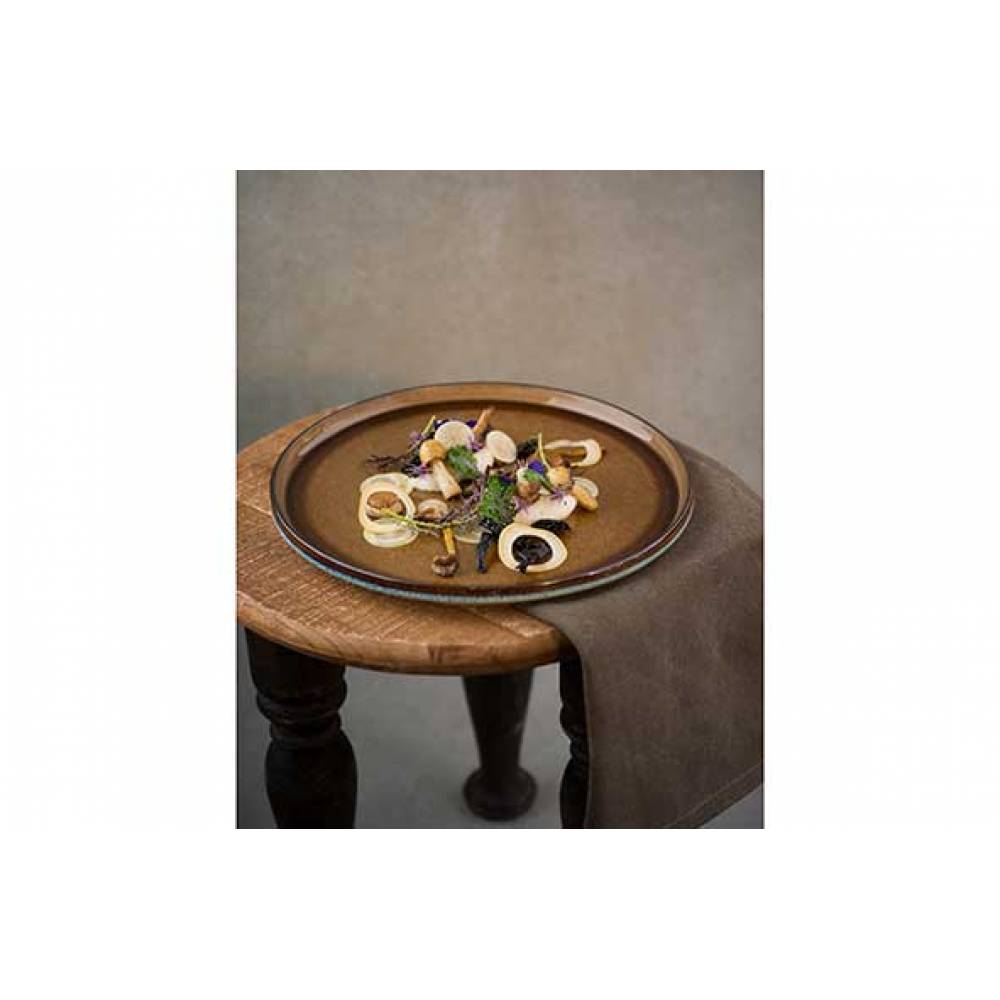 Cosy & Trendy Platte borden Quintana Amber Plat Bord D27,5cm