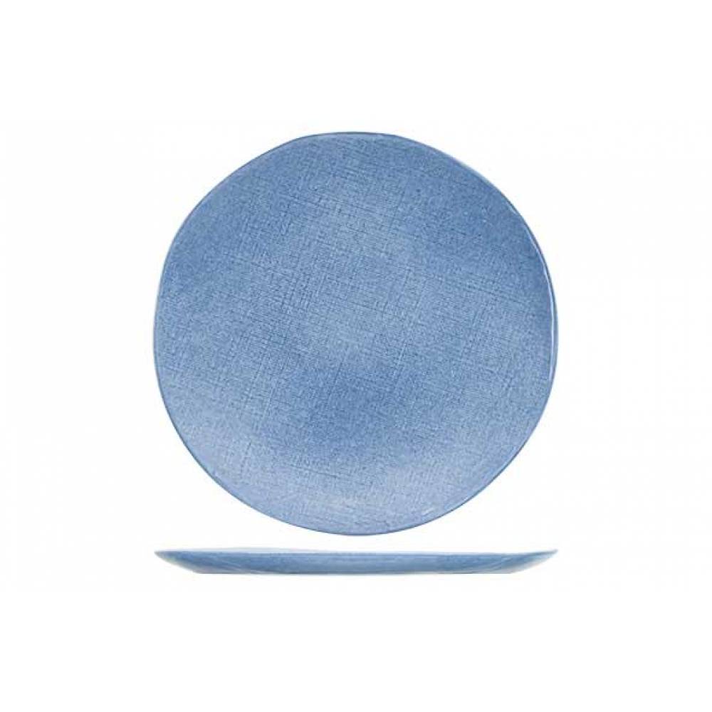 Cosy & Trendy Platte borden Sajet Blue Plat Bord D27,5cm
