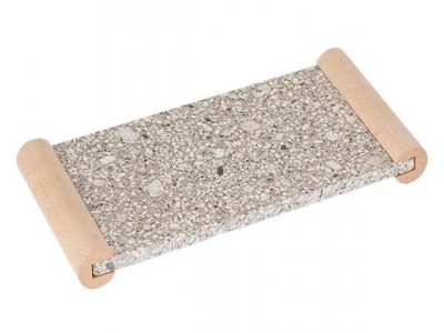 Medical Stone Tray Handles In Hout 32.2x 15cm Rechthoek