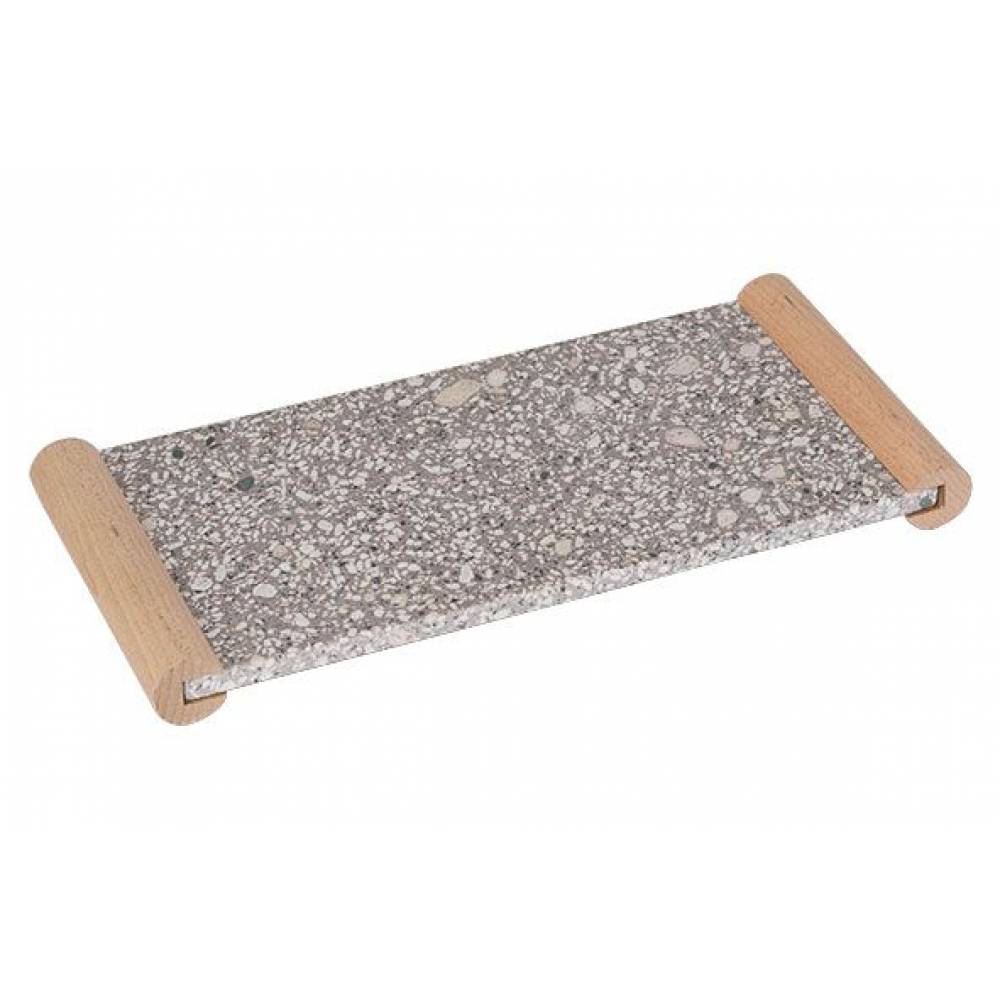 Medical Stone Tray Handles In Hout 27.2x 13cm - Rechthoek 