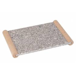 Medical Stone Tray Handles In Hout 30.5x 20cm Rechthoek 