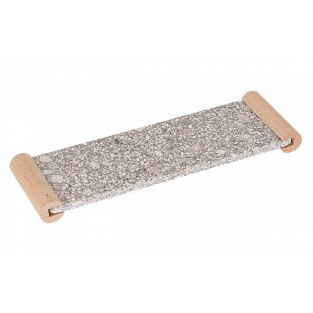 Medical Stone Tray Handles In Hout 32x10 Cm Rechthoek 