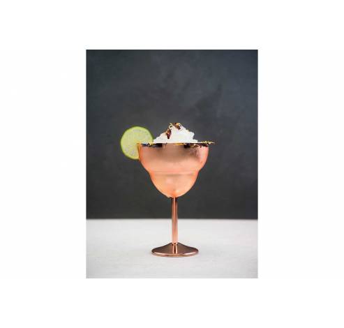 Copper Margaritaglas 50cl D11,5xh18cm Copper Outside - Mat Inox Inside  Cosy & Trendy