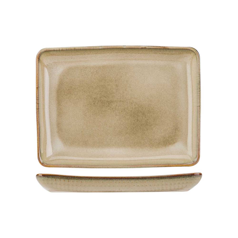 Cosy & Trendy Platte borden Toluca Amber Bord 16,5x22,5cm