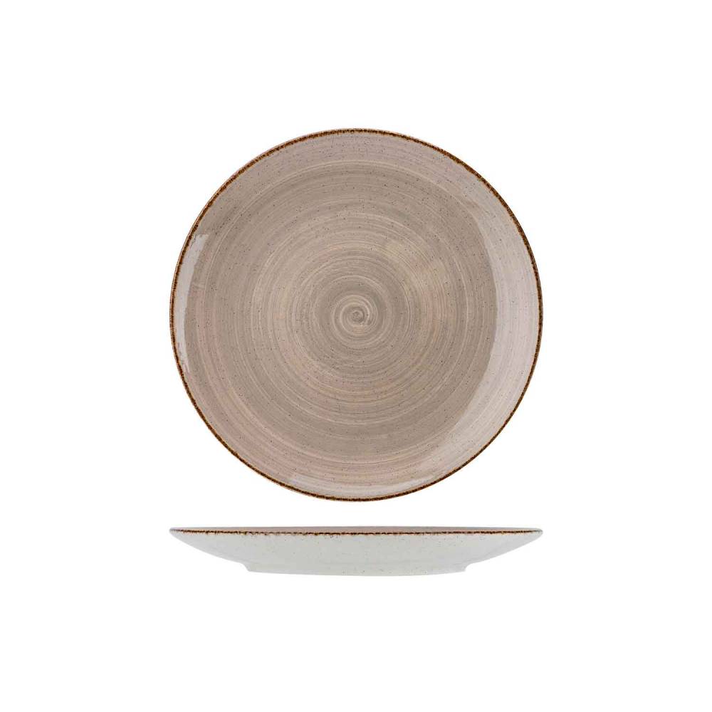 Cosy & Trendy Platte borden Granite Taupe Plat Bord D27cm
