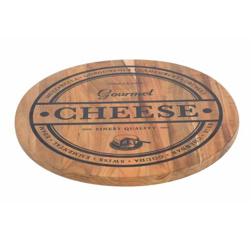 Planche Fromage Cheese D35xh1,8cm Rond A Cacia  Cosy & Trendy