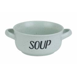 Cosy & Trendy Soup Green Soepkommetje 'soup' D13,5cm H6.5cm - 47cl