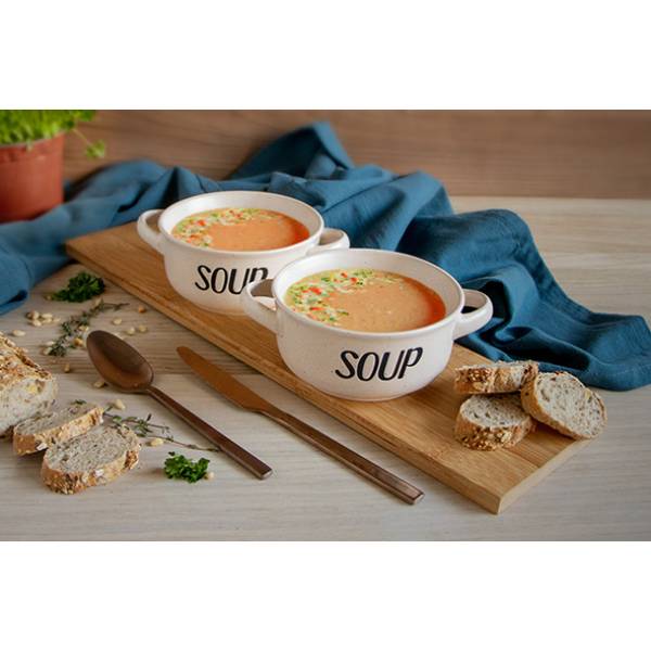 Soup Cream Soepkommetje 'soup' D13,5cm H6.5cm - 47cl 