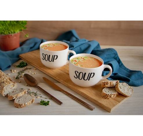 Soup Cream Beker 'soup' D11xh8,5cm 51cl  Cosy & Trendy