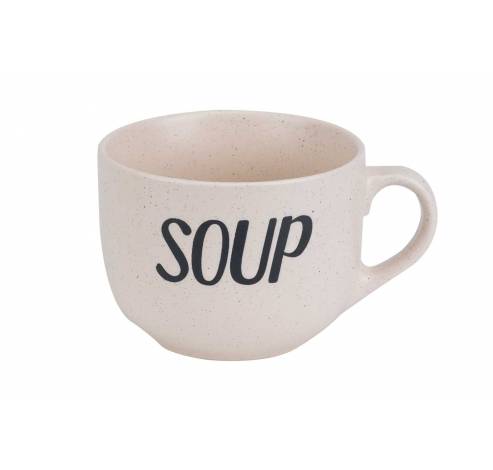 Soup Cream Beker 'soup' D11xh8,5cm 51cl  Cosy & Trendy