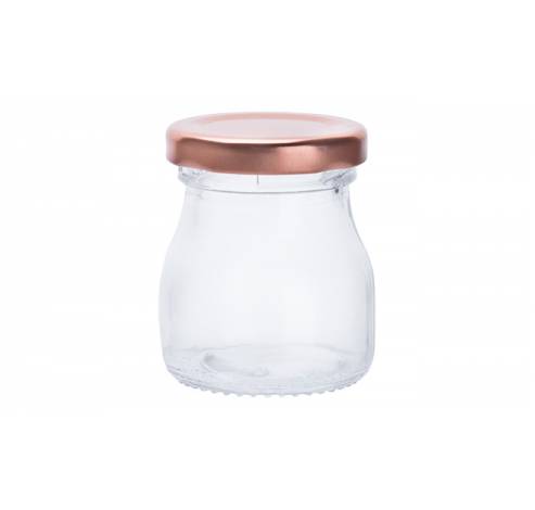 Bokaal Glas Koper Schroefdeksel D4,8x5,7 50ml  Cosy & Trendy