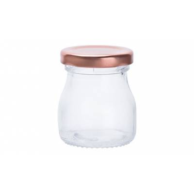 Bokaal Glas Koper Schroefdeksel D4,8x5,7 50ml  Cosy & Trendy