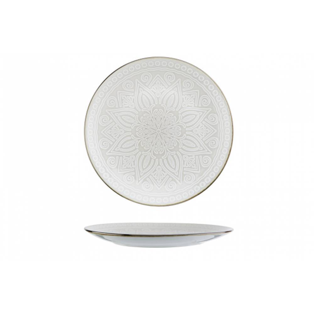 Cosy & Trendy Platte borden Murano Beige Plat Bord D27,5cm