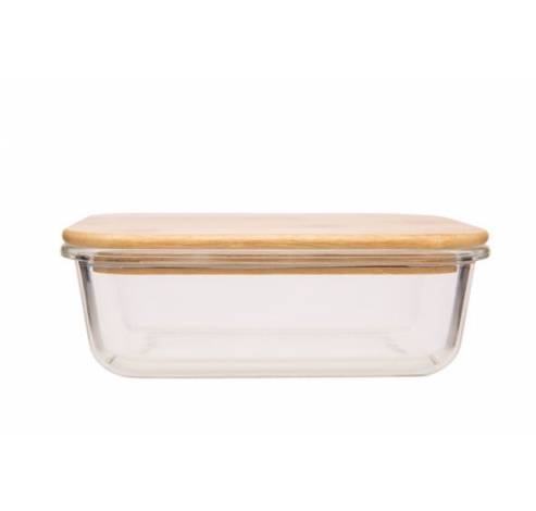Boite A Provisions 20x15xh6cm Rectangle Couvercle Bamboo - 1040ml  Cosy & Trendy