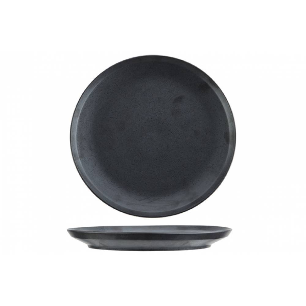 Cosy & Trendy Platte borden Ithaka Black Plat Bord D27xh3,1cm