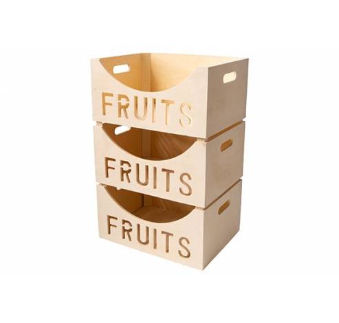 Box De Fruits 39,5x30xh19,5cm   Cosy & Trendy