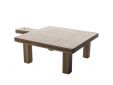 Mini Table En Bambou 33x25xh11cm 