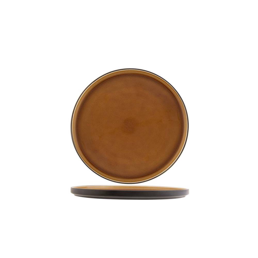 Cosy & Trendy Platte borden Tallina Brown Plat Bord D27,3cm