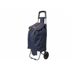 Smart Blauw Shopping Trolley 40lmax 25kg Painted Steel-polyester Bag 