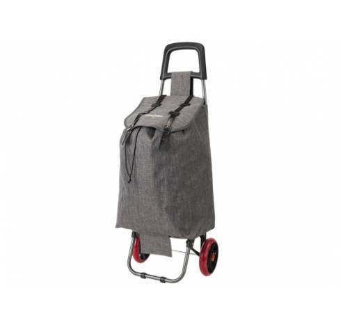 Smart Gris Shopping Trolley 40l Max 25kg Painted Steel-polyester Bag  Cosy & Trendy