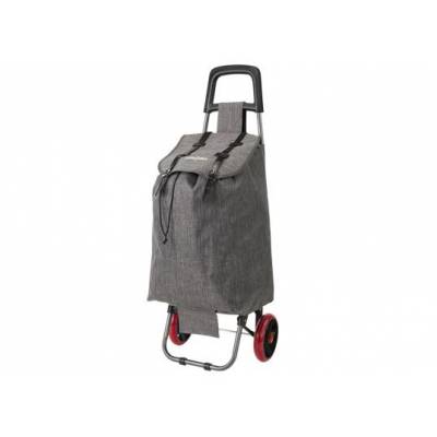 Smart Gris Shopping Trolley 40l Max 25kg Painted Steel-polyester Bag  Cosy & Trendy