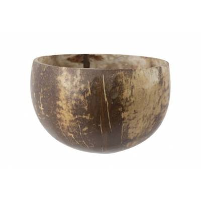 Coconut Bowl Brun 35-50cl D12xh6cm - Polished  Cosy & Trendy