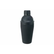 Shaker Noir 0,55l D8,5xh21cm Acier Inoxy Dable 