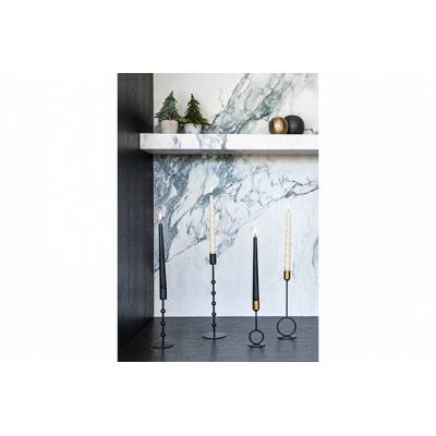 Gedraaide Kaars Set4 Ecru D2.2xh23cm   Cosy & Trendy