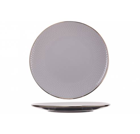 Kp Ravenna Grey Plat Bord D27,2cm Craft Box  Cosy & Trendy