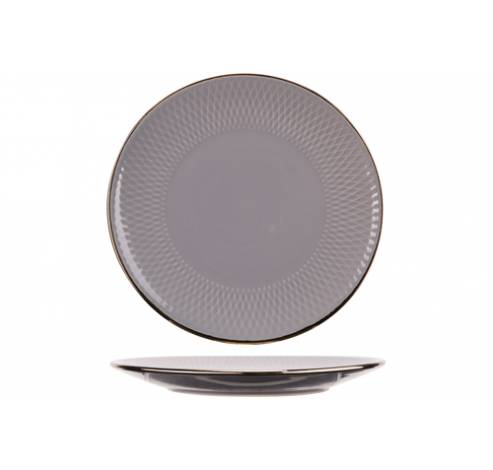 Kp Ravenna Grey Assiette Plate D19,5cm Craft Box  Cosy & Trendy