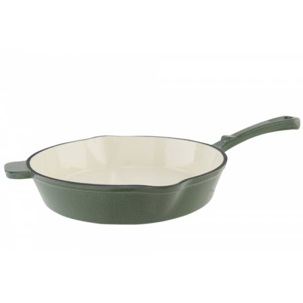 Castard Grillpan Glansgroen D22 X H4.8cm Gietijzer 