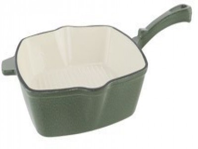 Castard Grillpan Glansgroen 21x21x4.8cm Gietijzer