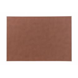 Placemat Leatherlook Rood-bruin  43x30cm  