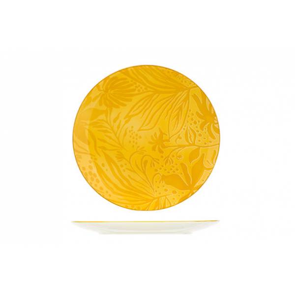 Giungla Yellow Dessertbord D20xh2,3cm Nbc 