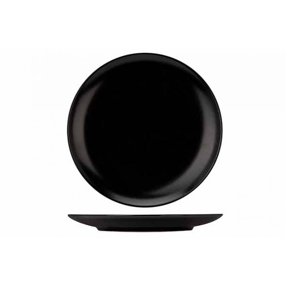 Cosy & Trendy Platte borden Venus Black Plat Bord D26cm