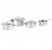Daily Set 7-delig Kookpot 18-20-24 Met Deksel Sauspan 16cm 2 Giettuiten Rvs 