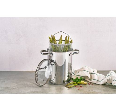 Daily Cocotte A Asperges D16xh21cm Avec Couvercle Acier Inoxydable  Cosy & Trendy