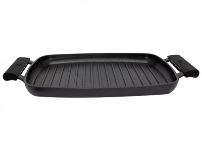 Durable Grillpan No Stick Zwart 48x29xh4 ,5cm Aluminium